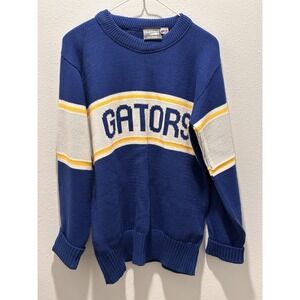 VTG 80s Gators Teamworks  Sweater Made In The Usa Medium‎